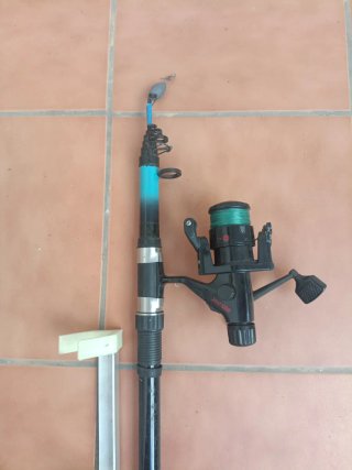 2 Canne da pesca con mulinelli