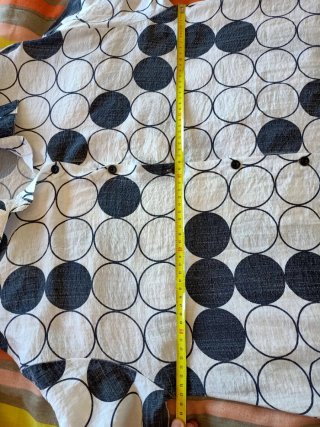 Vestido asimétrico tendencia lunares grandes nuevo