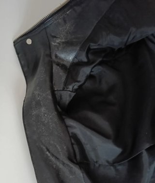 Cazadora Negra Crop Julianea Talla S/M