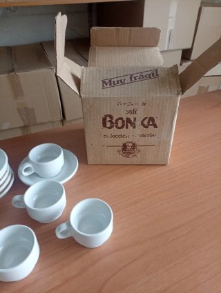 Juego café vintage Bonka porcelana