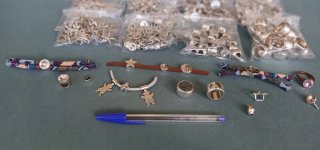 Lote  Colgantes  pasantes para Pulseras y collares