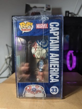 Funko Pop Art Series Marvel 33 Capitán América