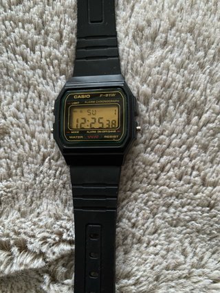 Reloj Casio F-91W Negro