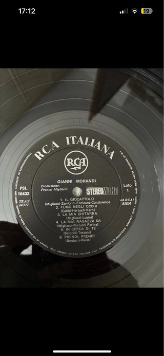 Vinile Gianni 5 Stereo