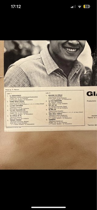 Vinile Gianni 5 Stereo
