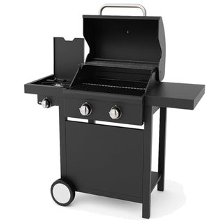 Barbecue Professionale A Gas 2 Fuochi con Doppio S