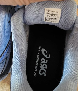 Asics Gel Cumulus 16 ,originales,Tallas 40(38-38.5