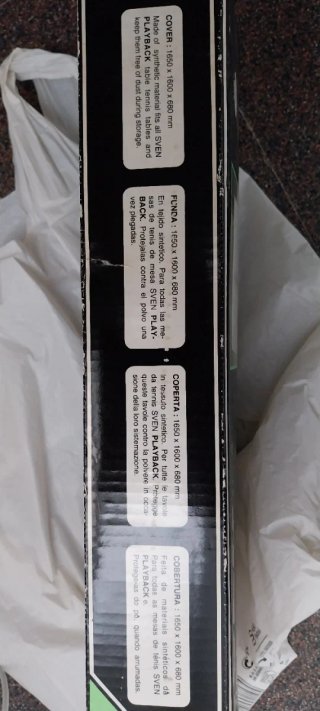Funda mesa pin-pon
