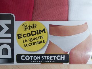 Pack 3 braguitas DIM Eco M