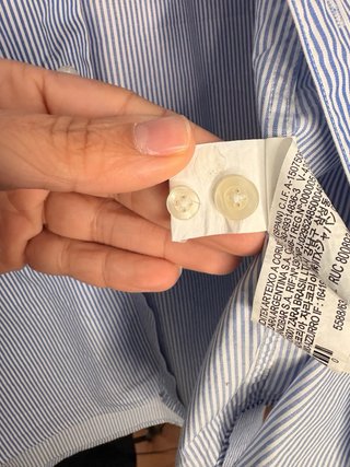 Camisa Zara Algodón Rayas Talla 44