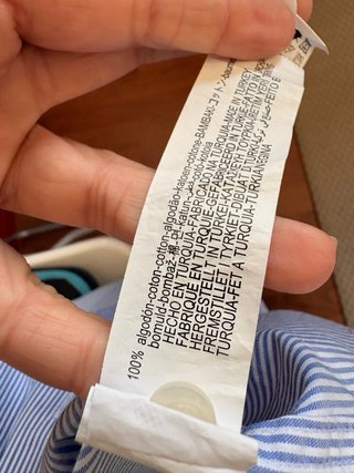Camisa Zara Algodón Rayas Talla 44