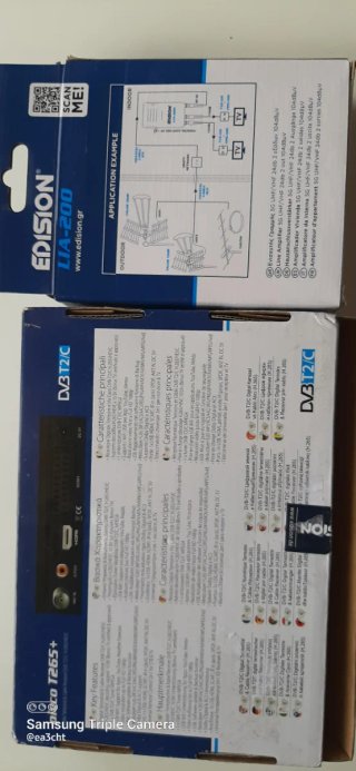 Edision TDT y Amplificador TV