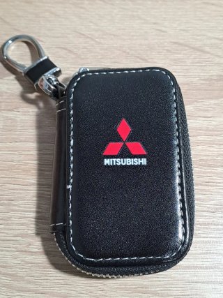 Funda Llavero Coche Mitsubishi Negra