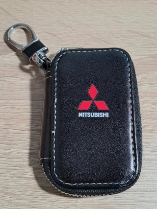 Funda Llavero Coche Mitsubishi Negra