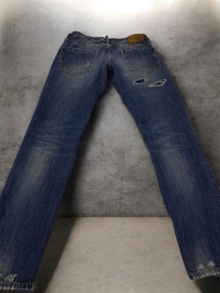 Jeans Dsquared2 Blu Strappati