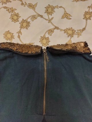 Blusa Shein cuello lentejuelas S