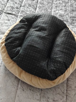 Cama  para mascota beige