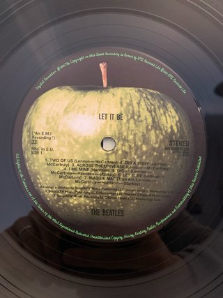 Vinilo Beatles - Let It Be 180gr (2012)