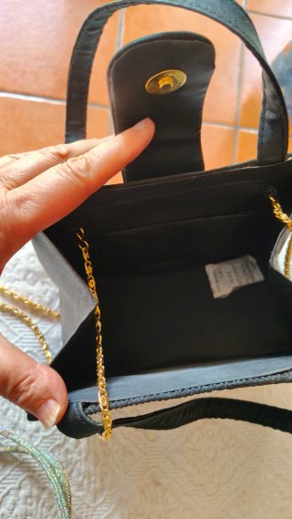 Bolso de fiesta vintage negro