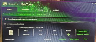 Disco duro SSD Samsung 256GB 860 Evo