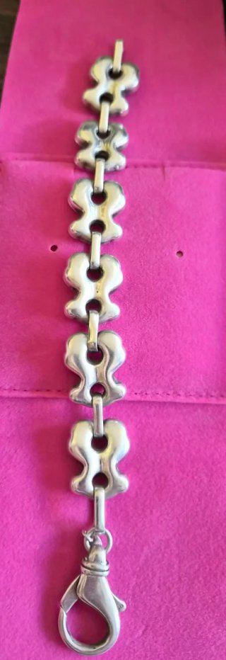 Pulsera Tous Osos Grandes Plata