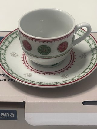 Set 6 Tazzine Caffè con Piattino Tognana Stelvio