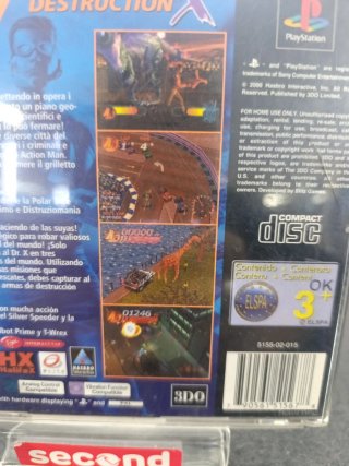 Juego PS1 Action Man Destruction 3D