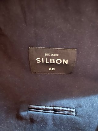 Americana Silbon Azul Marino