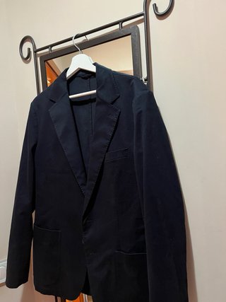 Americana Silbon Azul Marino