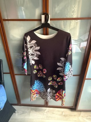 Vestido estampado mujer talla M