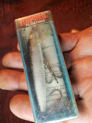 Lote 10 señuelos pesca años 60-70