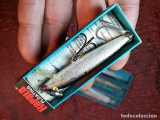 Lote 10 señuelos pesca años 60-70