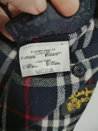 Chaqueta Burberrys Vintage Lana Talla XXL