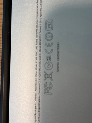 MacBook Air 13 2010 Plata