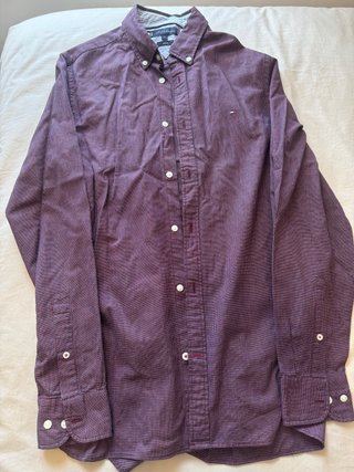 Camisa Tommy Hilfiger Morada Talla M