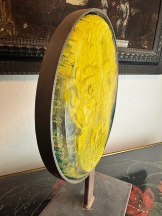 Escultura Barberá Cara Amarilla
