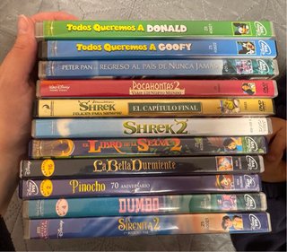 Lote 11 Películas DVD Disney y Dreamworks