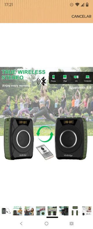 Amplificador Voz Bluetooth WinBridge