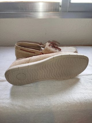 Zapatillas náuticas color beige