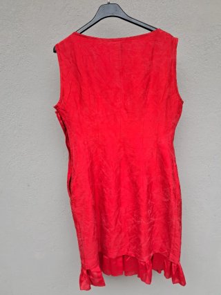 Abito Moschino Seta Rosso Taglia Unica