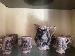 Set di brocche da birra tedesche vintage