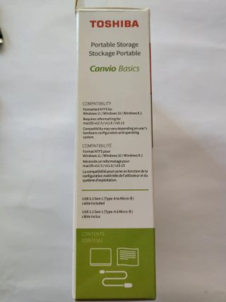 Disco Duro Externo Toshiba Canvio Basics 2TB