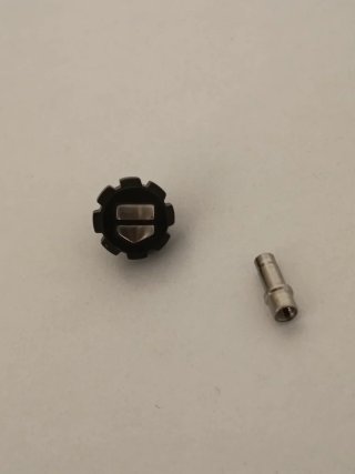 Tag Heuer Corona Negra y Plateada