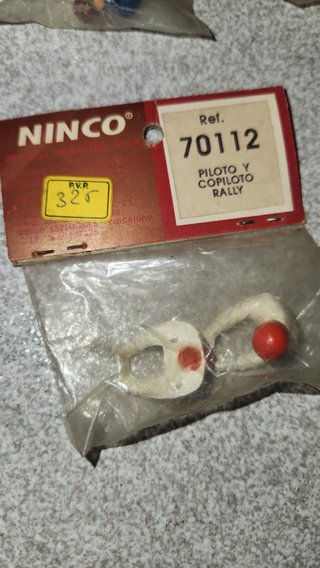 Lote Ninco Pilotos Slot 70133 y 70112