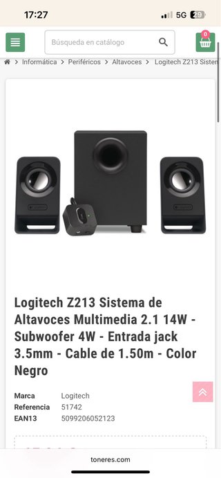Altavoces PC Negros