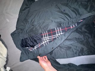 Abrigo Burberry Azul Marino