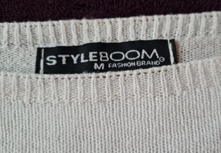 Jersey fino STYLEBOOM blanco talla única