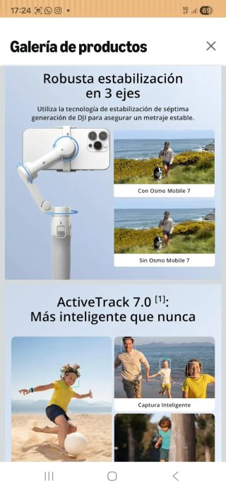 DJI Osmo Mobile 7 Estabilizador