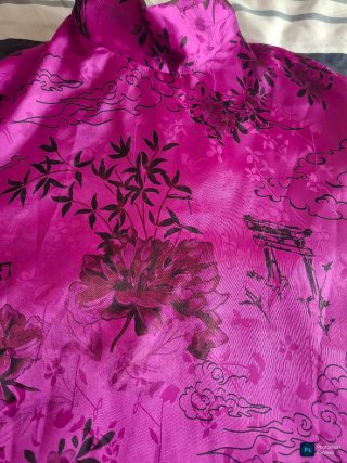 Blusa Estilo Oriental Morada