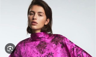 Blusa Estilo Oriental Morada